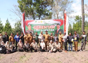 Polres Bener Meriah Bersama Forkopimda Plus Gelar Penanaman Jagung Secara Serentak