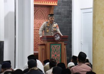 Safari Di Masjid Jami’ Al Muslim, Kapolres : Ajak Makmurkan Masjid Dan Kepedulian Terhadap Keluarga