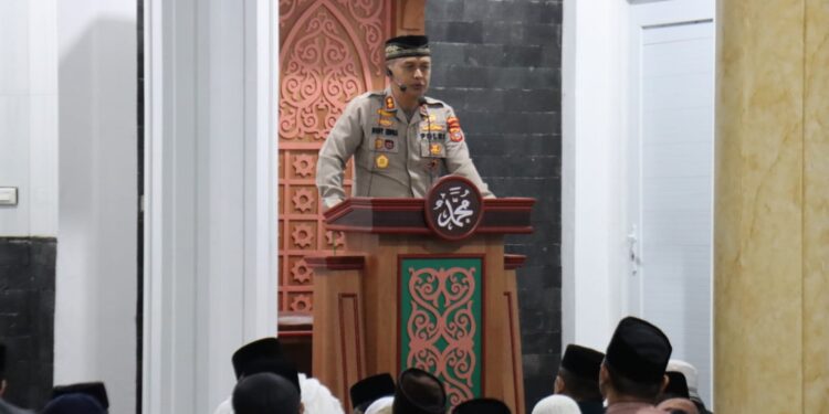 Safari Di Masjid Jami’ Al Muslim, Kapolres : Ajak Makmurkan Masjid Dan Kepedulian Terhadap Keluarga