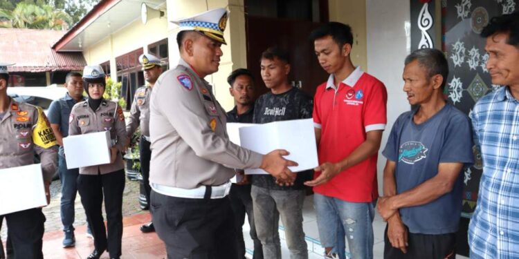 Ditlantas Polda Aceh Lakukan Supervisi Operasi Keselamatan Seulawah 2025 Di Polres Bener Meriah