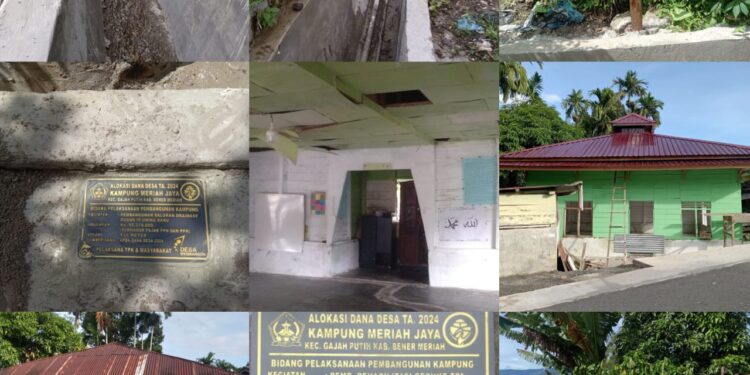 Reje Kampung Meriah Jaya Tuntaskan Kegiatan Prioritas Pembangunan Desa