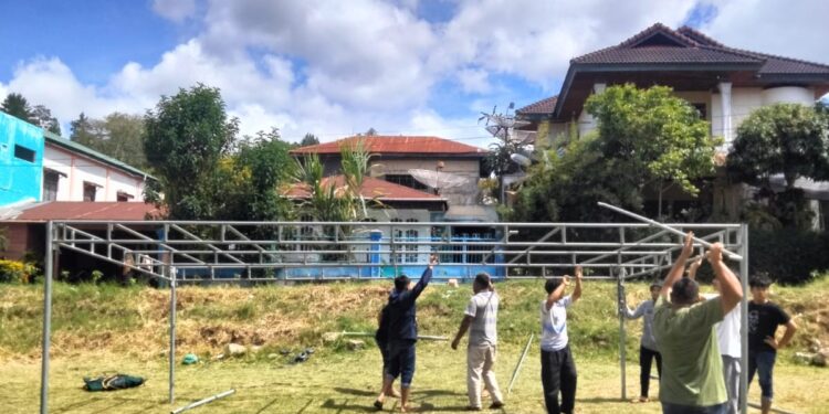 Menyambut idul Adha 1446 H, Masyarakat Paya Tumpi 1 Melaksanakan Kegiatan Gotong Royong