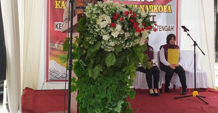 Jelang Bhayangkara Ke-79, Kapolres Aceh Tengah Resmikan Kampung Bebas Narkoba Di Kampung Bukit