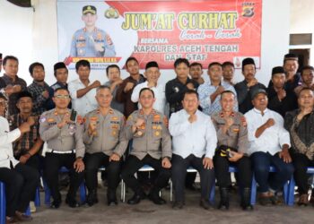 Jumat Curhat Bersama Reje se-Kecamatan Lut Tawar, Kapolres Aceh Tengah Dengar Aspirasi Dan Beri Solusi