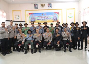 Buka Pelatihan Satkamling, Wakapolres: Linmas Garda Terdepan Jaga Desa