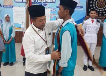 Abiel Almatinu Kasir – Ummi Athaya Terpilih Menjadi Ketua – Wakil Ketua OSIS SMKN 1 Takengon