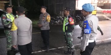 Perkuat Kamtibmas, TNI-Polri Di Aceh Tengah Gencarkan Patroli Malam Bersama