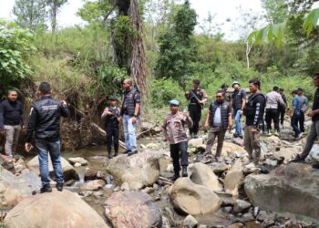 Tim Gabungan Polres Aceh Tengah Gelar Razia Tambang Ilegal Di Dua Kecamatan