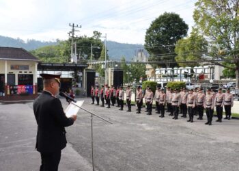 Polres Aceh Tengah Gelar Upacara Peringatan Hari Sumpah Pemuda Ke-97