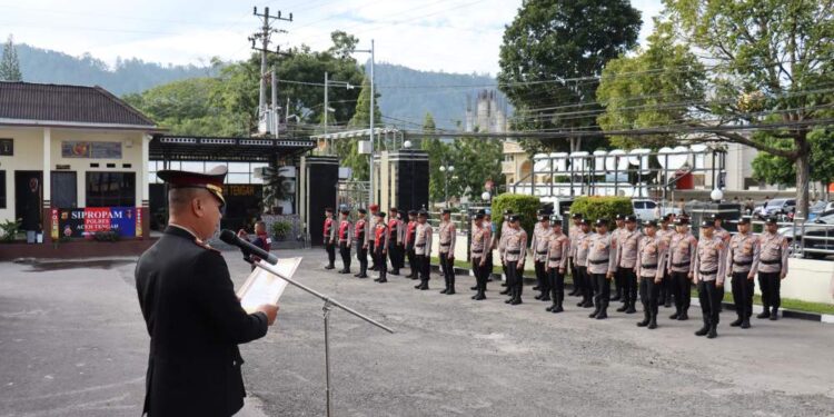 Polres Aceh Tengah Gelar Upacara Peringatan Hari Sumpah Pemuda Ke-97