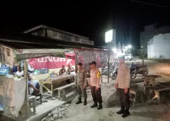 Ciptakan Kondusivitas Wilayah, Polsek Langgam Intensifkan Patroli Malam