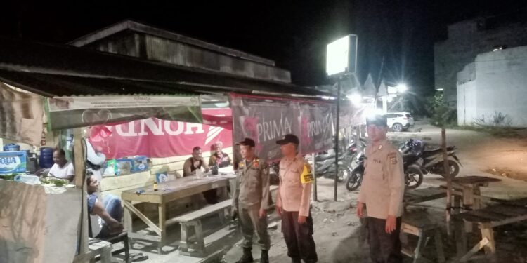 Ciptakan Kondusivitas Wilayah, Polsek Langgam Intensifkan Patroli Malam