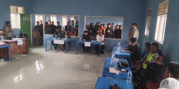 Polsek Pegasing Amankan Pesta Demokrasi, Pemilihan Reje Pantan Musara Berlangsung Kondusif