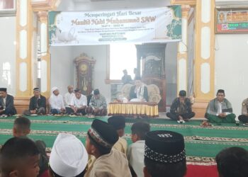 Kampung Pante Raya Gelar Peringatan Maulid Nabi Muhammad SAW Dan Beri Santunan Kepada Anak Yatim