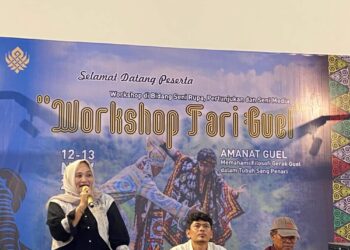 Workshop Tari Guel Taman Budaya Aceh Persiapan Rekor MURI 1.000 Penari 