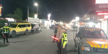 Pamapta Polres Aceh Tengah Gencarkan Patroli Malam, Atur Arus Di SPBU Dan Cegah Guantibmas