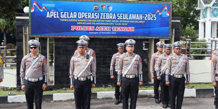 Mulai Hari Ini, Polres Aceh Tengah Laksanakan Ops Zebra Seulawah 2025 
