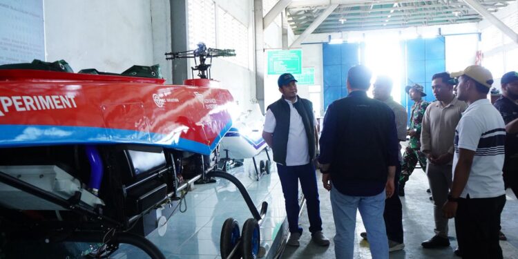 Sugiono Kerahkan Drone Raksasa Bantu Distribusi Ke Daerah Terisolir Di Aceh Tengah