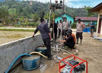 Bantuan Sumur Bor Air Bersih Kapolda Aceh Ke-4 Di Desa Reje Payung Diresmikan