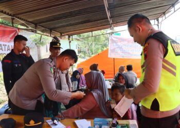 Dari Posko Hingga Rumah, Polri Hadir Pastikan Layanan Kesehatan Warga Kala Segi
