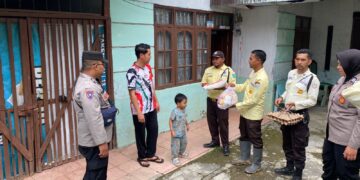 Peringati HUT Satpam Ke-45, Polres Aceh Tengah Bersama Satpam Gelar Bakti Sosial