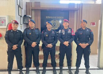 Personel Brimob Polda Aceh Batalyon D Pelopor Melaksanakan Guantibmas Di Rutan Takengon