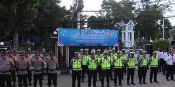 Apel Gelar Pasukan Operasi Ketupat Seulawah 2026 Digelar, Polres Aceh Tengah Siap Amankan Idul Fitri