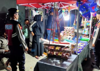 Sat Samapta Polres Aceh Tengah Giatkan Patroli Perintis Presisi dan Pengamanan Tarawih