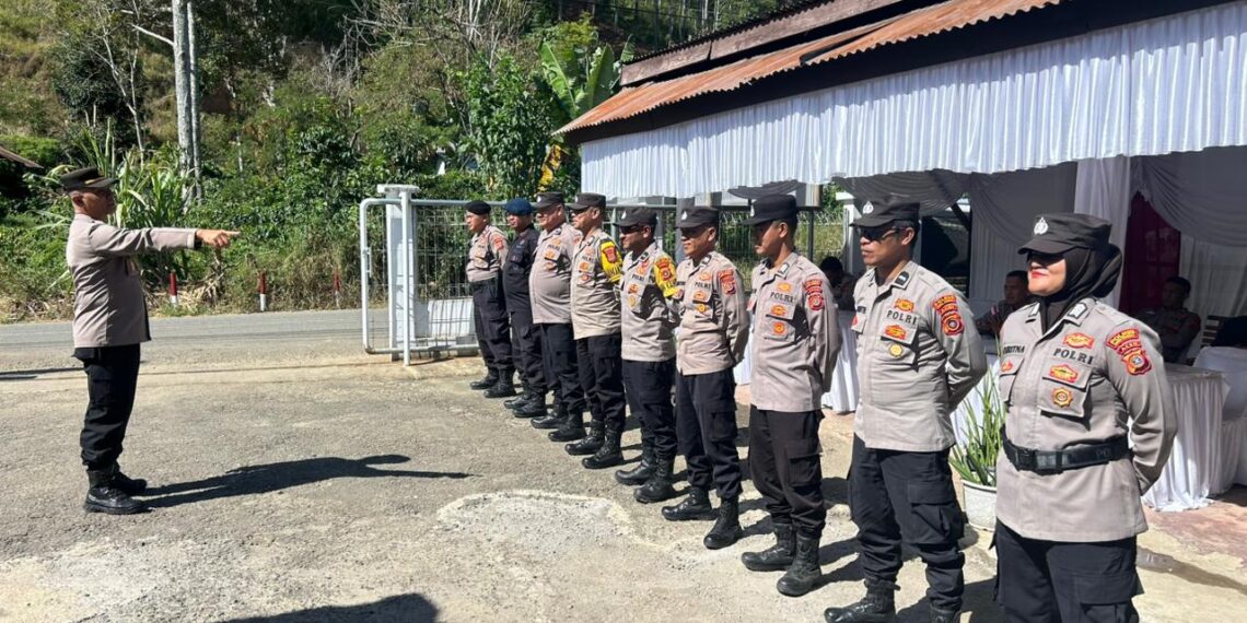 Hari Pertama Pos PAM dan Pos Yan Ops, Polres Aceh Tengah Pastikan Pengamanan Idul Fitri