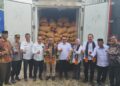 Menko Perekonomian RI Lepaskan 45 Ton Produk Rumah Tani Nusantara Aceh Tengah 