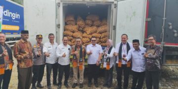 Menko Perekonomian RI Lepaskan 45 Ton Produk Rumah Tani Nusantara Aceh Tengah 