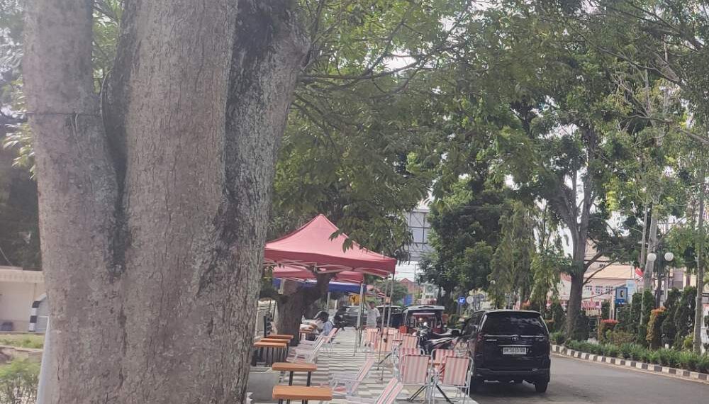 Jalan Raya Dan Trotoar, Sarana Penghubung Menjadi Pusat Dagangan, Siapa Diuntungkan?