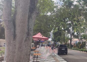 Jalan Raya Dan Trotoar, Sarana Penghubung Menjadi Pusat Dagangan, Siapa Diuntungkan?