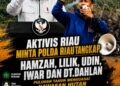 DPP Elang 3 Hambalang Riau Ingatkan PT YBS Tidak Membeli TBS Diduga Dari Kawasan Hutan, Desak APH Bertindak