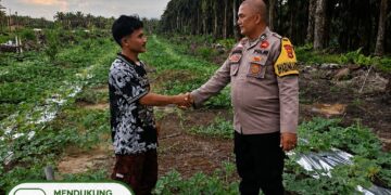 Polsek Pangkalan Lesung Cek Pekarangan Bergizi Dukung Ketahanan Pangan